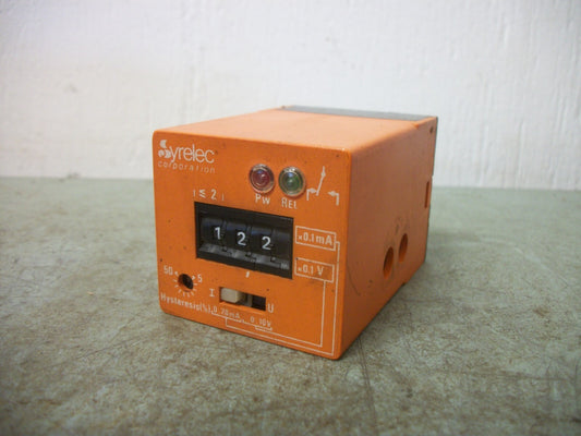 SYRELEC CURRENT/VOLTAGE RELAY LMR 110VOLT
