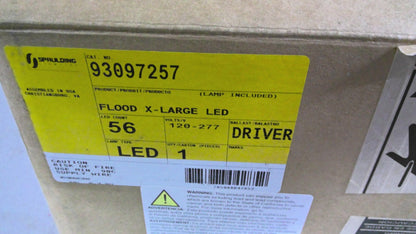 SPAULDING X-LARGE LED FLOOD LIGHT 93097257 120/277VOLT NIB