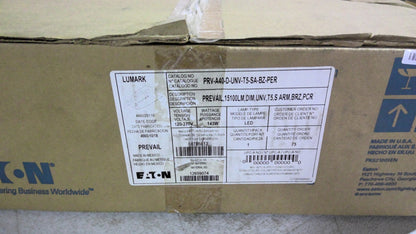 EATON LUMARK PREVAIL LED AREA LIGHT PRV-A40-D-UNV-T5-SA-BZ-PER NIB