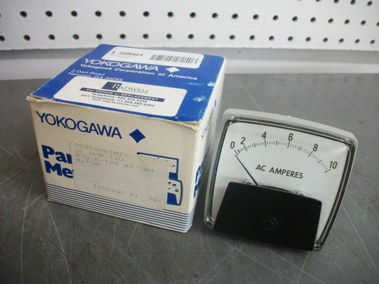 YOKOGAWA AMPERE AMMETER PANEL METER 250240MTMT7 0-10AMP NIB