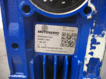 MOTOVARIO GEAR BOX SPEED REDUCER 6342260-024 NMVR 050