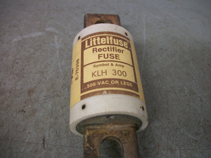 LITTELFUSE RECTIFIER FUSE KLH300 300AMP 500VOLT NOB