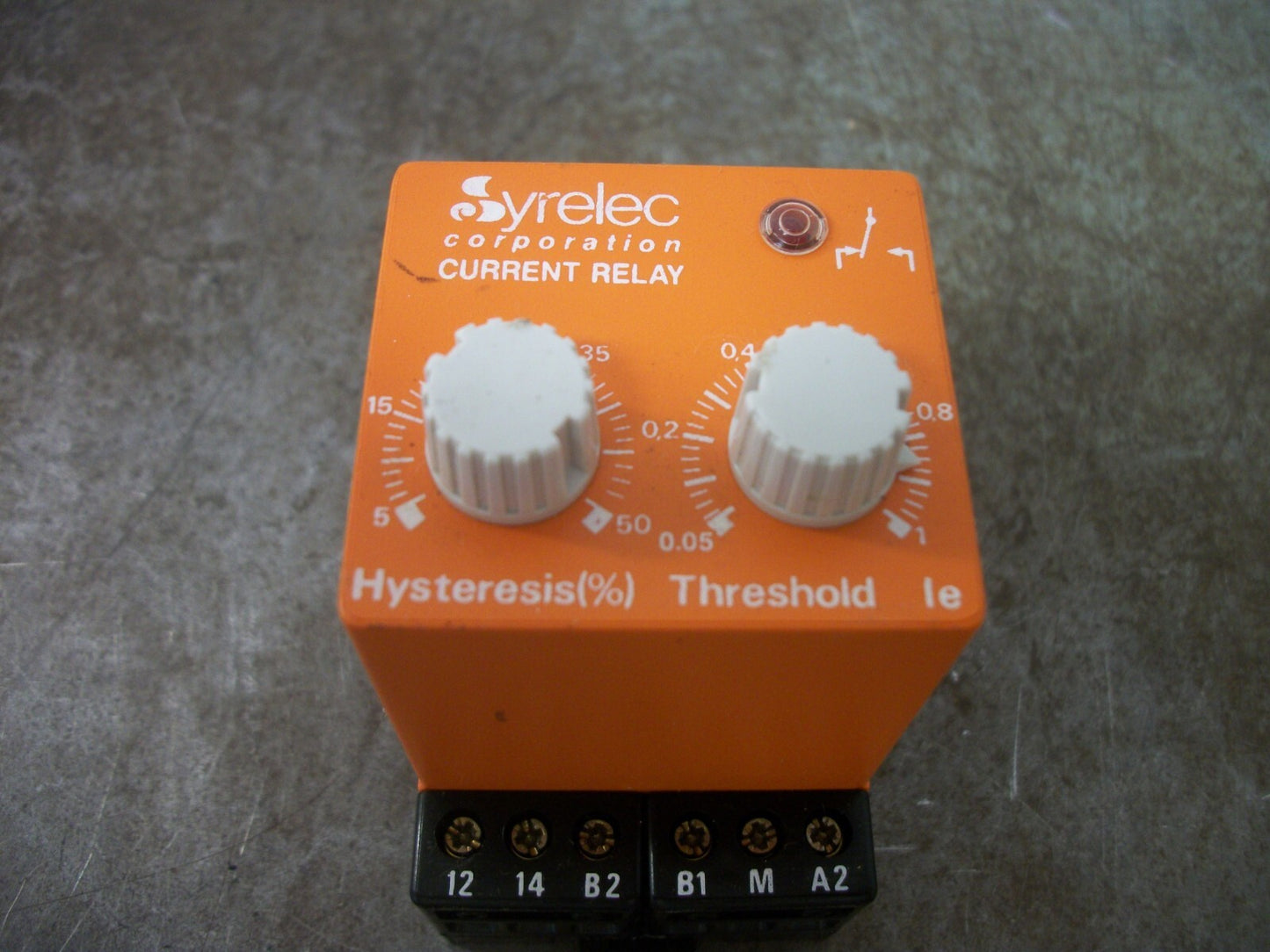 SYRELEC SPDT CURRENT RELAY DIR.T 110VAC 10AMP