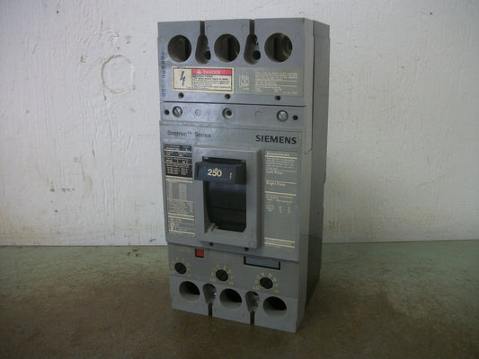 SIEMENS SENTRON HFD6 CIRCUIT BREAKER HFD63F250 250AMP 600VOLT 3POLE