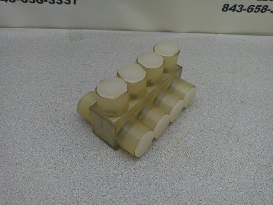 BURNDY MULTI-TAP TERMINAL CONNECTOR BIBD-250-4 #10AWG-250KCMIL AL9CU NOB