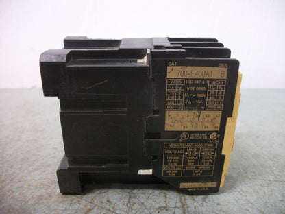 ALLEN-BRADLEY CONTROL RELAY 700-F400A1 60AMP 120VCOIL 600VOLT