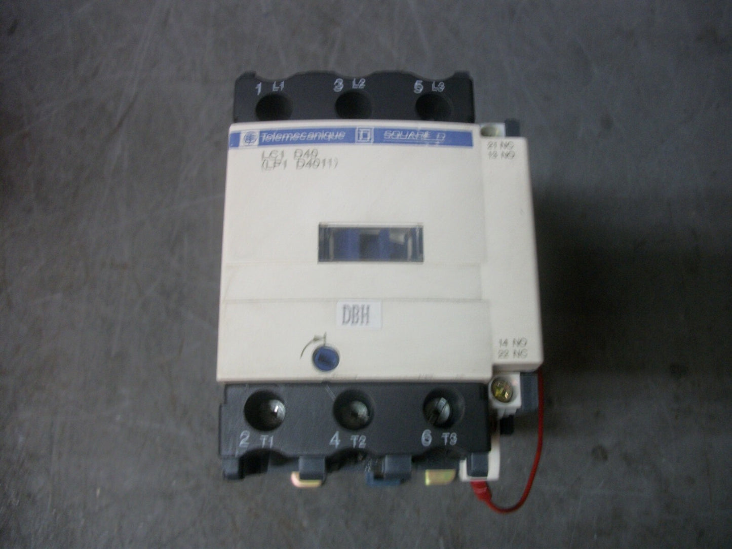 TELEMECANIQUE CONTACTOR LC1D4011BD 60AMP 24VCOIL 3PH 600V 30HP