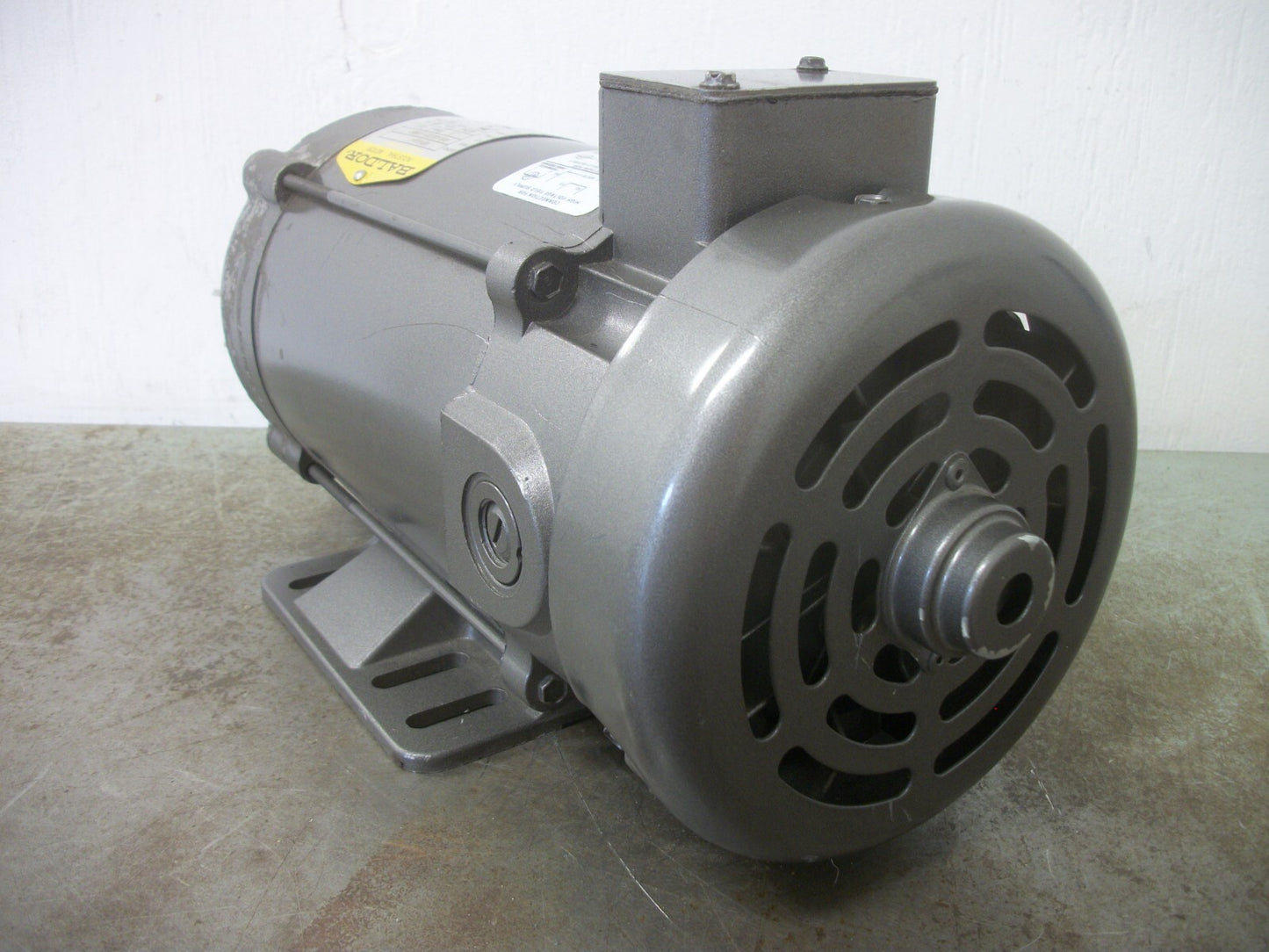 BALDOR .5HP 56C TEFC DC MOTOR CD3450 90V ARM 100/50V FIELD 1750RPM NOB