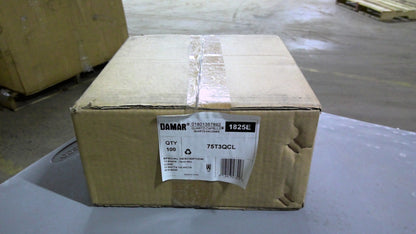 DAMAR 1825E BOX OF 100 CLEAR  79MM T3 QUARTZ-CAPSULE HALOGEN BULBS 75T3QCL NIB
