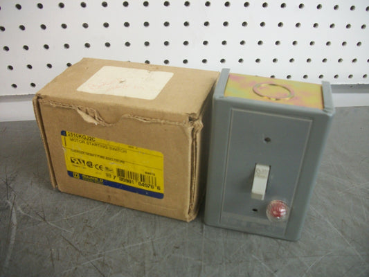 SQUARE D MANUAL MOTOR STARTING TOGGLE SWITCH 2510KGJ2C NIB