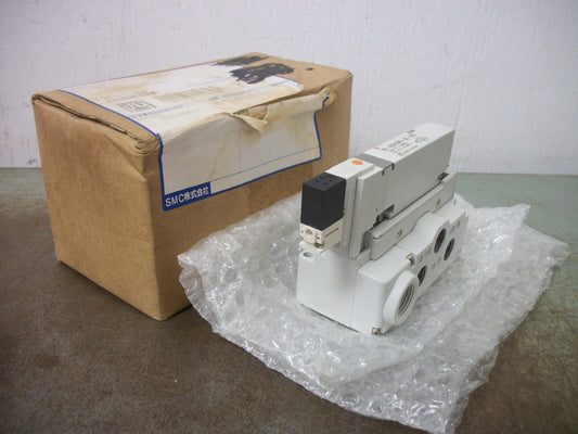 SMC PNEUMATIC SOLENOID VALVE 80-VQ2100R-5E-X23 0.1-0.7MPa 24VCOIL 1W NIB