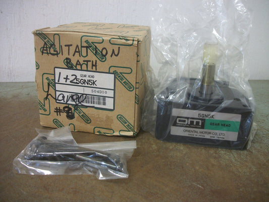 ORIENTAL MOTOR GEAR HEAD 5GN5K NIB