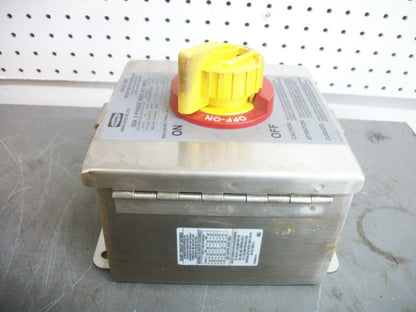 HUBBELL SS CIRCUIT-LOCK ROTARY MOTOR CONTROLLER HBL1 30AMP 600VOLT 3PH 20HP