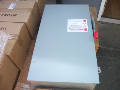 CUTLER-HAMMER DISCONNECT TYPE 3R DH324FRK 200AMP 240VOLT 3POLE FUSIBLE NIB