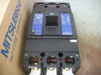 MITSUBISHI NO-FUSE BREAKER NF400-SP 300AMP 690VOLT 3POLE NIB
