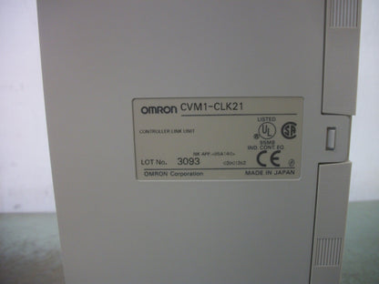 OMRON PLC CONTROLLER LINK UNIT CVM1-CLK21