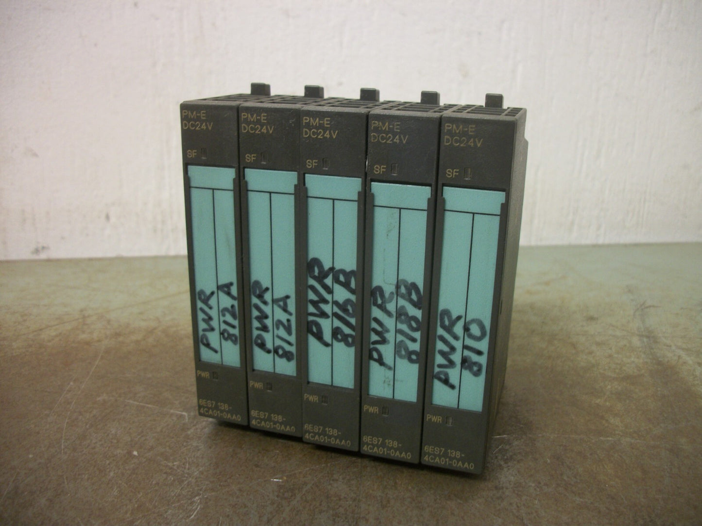 SIEMENS SIMATIC S7 LOT OF 5 POWER MODULES 6ES7 138-4CA01-0AA0