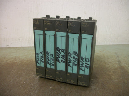 SIEMENS SIMATIC S7 LOT OF 5 POWER MODULES 6ES7 138-4CA01-0AA0