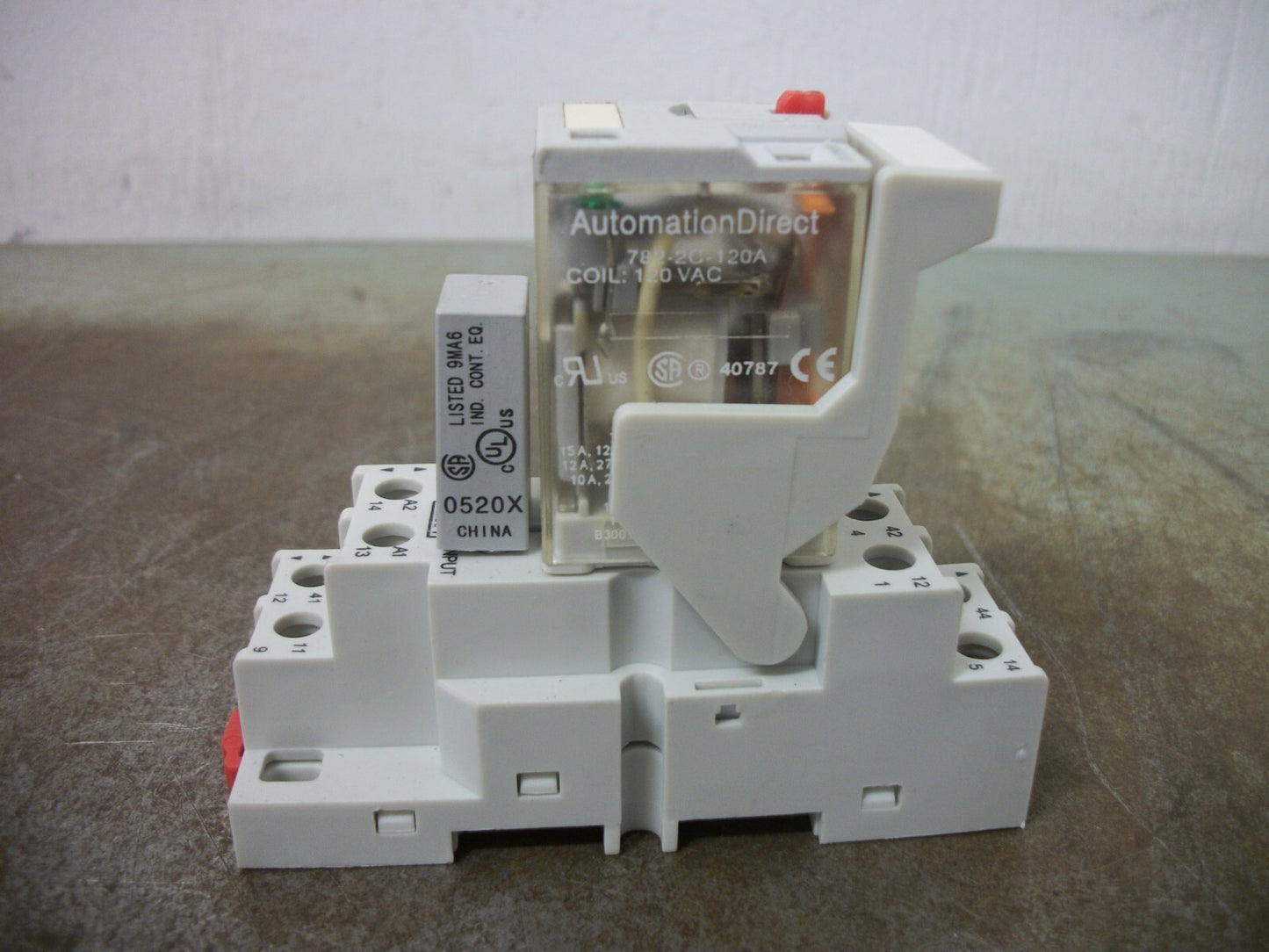 AUTOMATION DIRECT DPDT CONTROL RELAY 782-2C-120A 120VCOIL