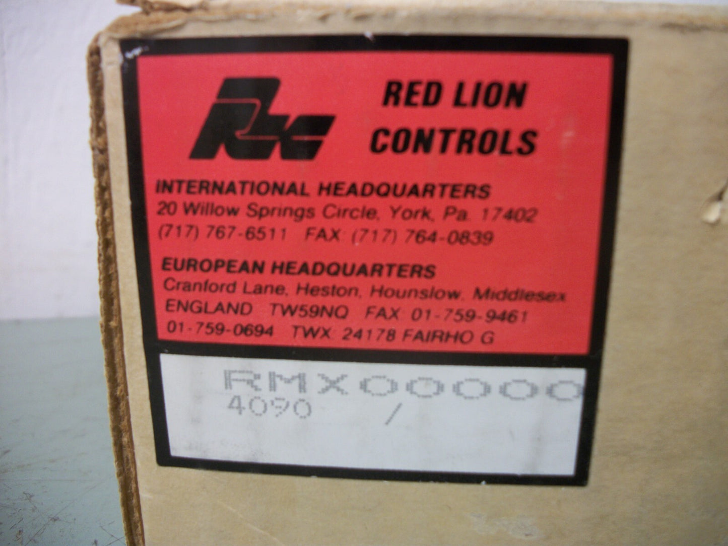 RED LION ANALOG 5-DIGIT RATE MULTIPLIER METER MODULE RMX00000 NIB