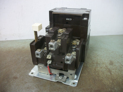 CUTLER-HAMMER SIZE 2 MOTOR STARTER A10DN0 45AMP 120VCOIL 3PH 600V 25HP
