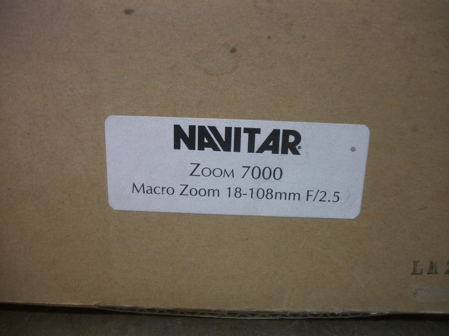 NAVITAR ZOOM 7000 CAMERA LENS MACRO ZOOM 18-108MM F/2.5