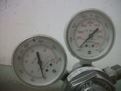 NATIONAL SPECIALTY GASES PNEUMATIC PRESSURE REGULATOR HPT270C-590 3000PSIG