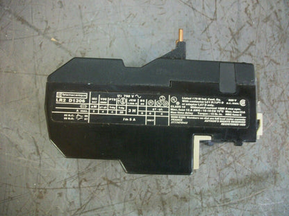 TELEMECANIQUE THERMAL OVERLOAD RELAY LR2D1306 1.2-1.6AMP NOB