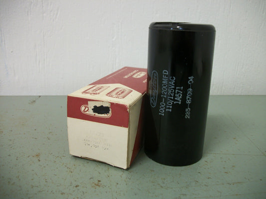 DAYTON CAPACITOR 1A571 1000-1200MFD 110/125VAC NIB