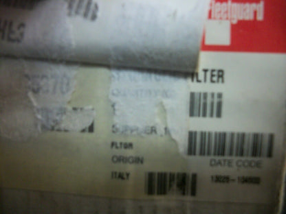 FLEETGUARD FORK LIFT HYDRAULIC FILTER HF35370 NIB