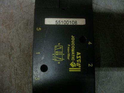 ASCO JOUCOMATIC SOLENOID CONTROL VALVE 55100108 24VDC NOB
