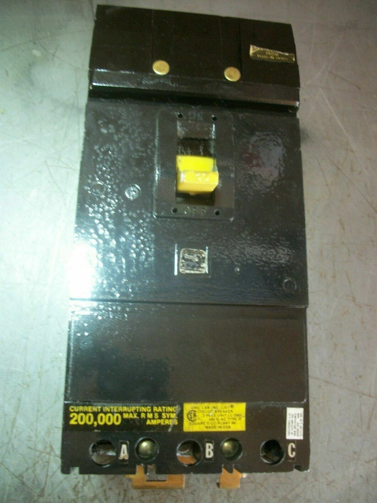 SQUARE D I-LINE IF CIRCUIT BREAKER IF34030 30AMP 480VOLT 3POLE BLACK