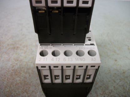 CUTLER-HAMMER CONTACTOR XTCE009B10 120VCOIL 3PH 600V 7.5HP W/AUX CONTACT NOB