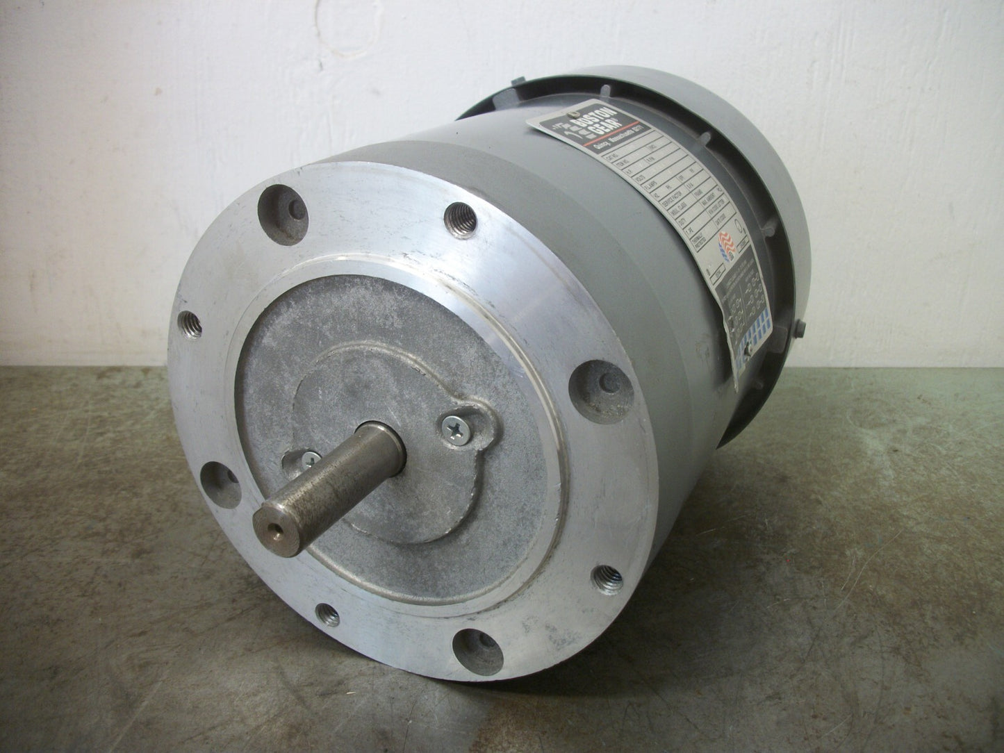 BOSTON GEAR C56C TEFC AC MOTOR FUTF 63961 460VOLT 3PH 1725RPM NOB