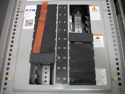 CUTLER-HAMMER PRL1A LOAD CENTER PANELBOARD EZB2036R 100AMP 208Y/120VOLT 3PH 4W