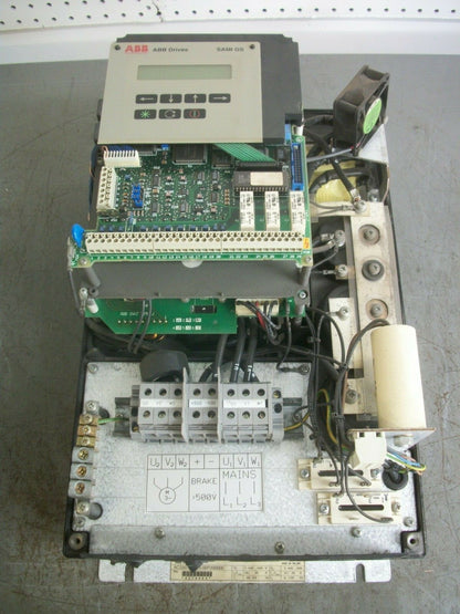ABB SAMI GS INVERTER DRIVE ACS501-025-5-00P200000 500VOLT 35AMP