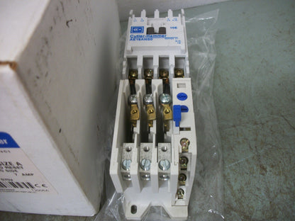 CUTLER-HAMMER SIZE A MOTOR STARTER AE16ANS0AC 7AMP 120VCOIL 3PH 600V 5HP NIB