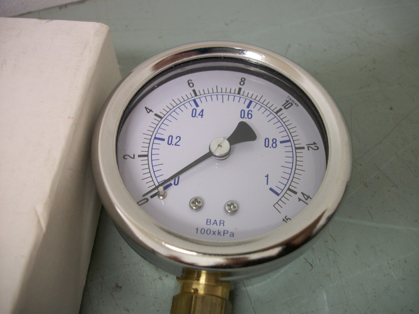 GENERIC 2-1/2" 1/4" NPT PRESSURE GAUGE 0-15PSI NIB