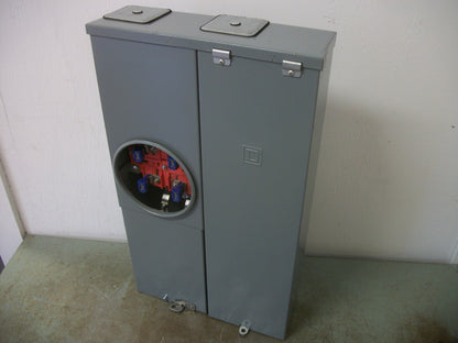 SQUARE D METER/LOAD CENTER PANELBOARD SC1624M125S 125A 120/240V 1PH 125A MAI NOB