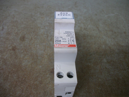 BTICINO FUSEHOLDER F311N 20AMP 400VOLT 1POLE