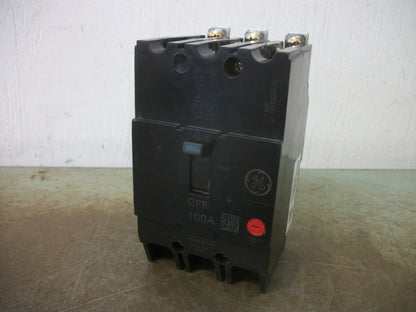 GE TEY CIRCUIT BREAKER TEY3100 100AMP 480VOLT 3POLE NOB