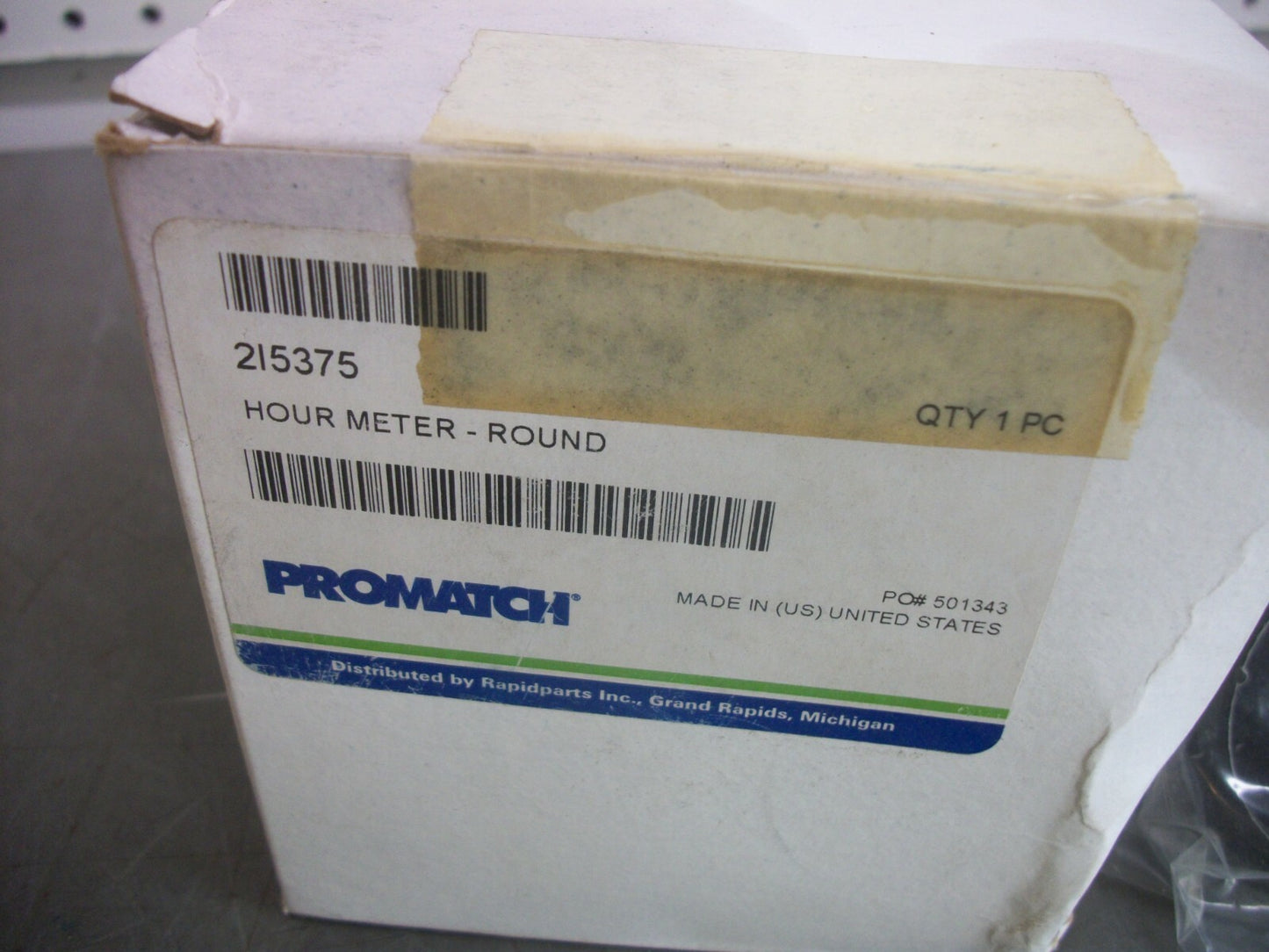 PROMATCH CLARK QUARTZ ROUND HOUR METER 2I5375 NIB