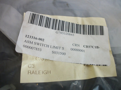 PANASONIC 123316-002 MINI LIMIT SWITCH ASSEMBLY AZ8104 NEW