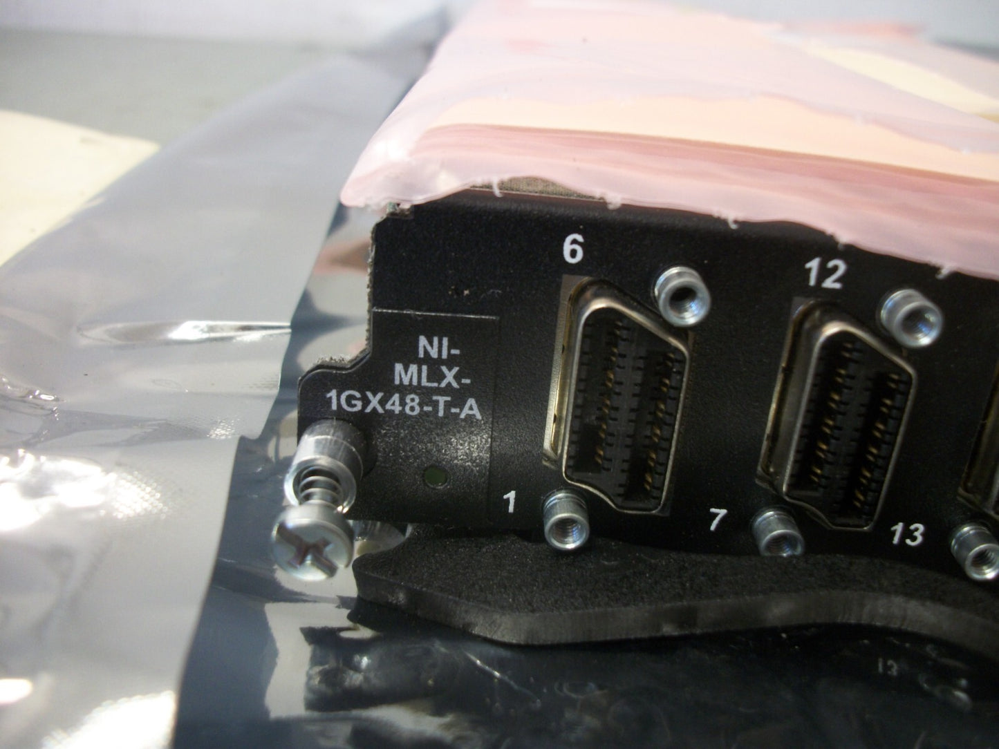 BROCADE NETIRON MLX SERIES 48-PORT GIGABIT SWITCHING MODULE NI-MLX-1GX48-T-A NOB