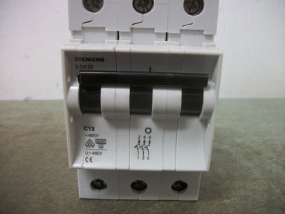 SIEMENS MINI CIRCUIT BREAKER 5SX23C13 13AMP 400VOLT 3POLE