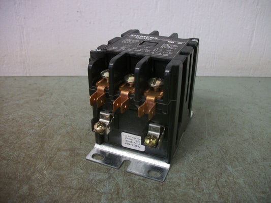 SIEMENS DEFINITE PURPOSE CONTACTOR 42BF35AF 30AMP 120VCOIL 3PH 600V 15HP