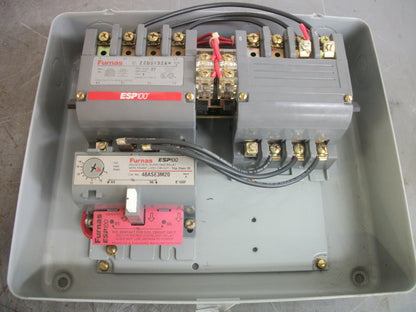 FURNAS ENCL SIZE 1 REV MOTOR STARTER 22DS+32A* 27AMP 240VCOIL 3PH 600V 10HP NOB