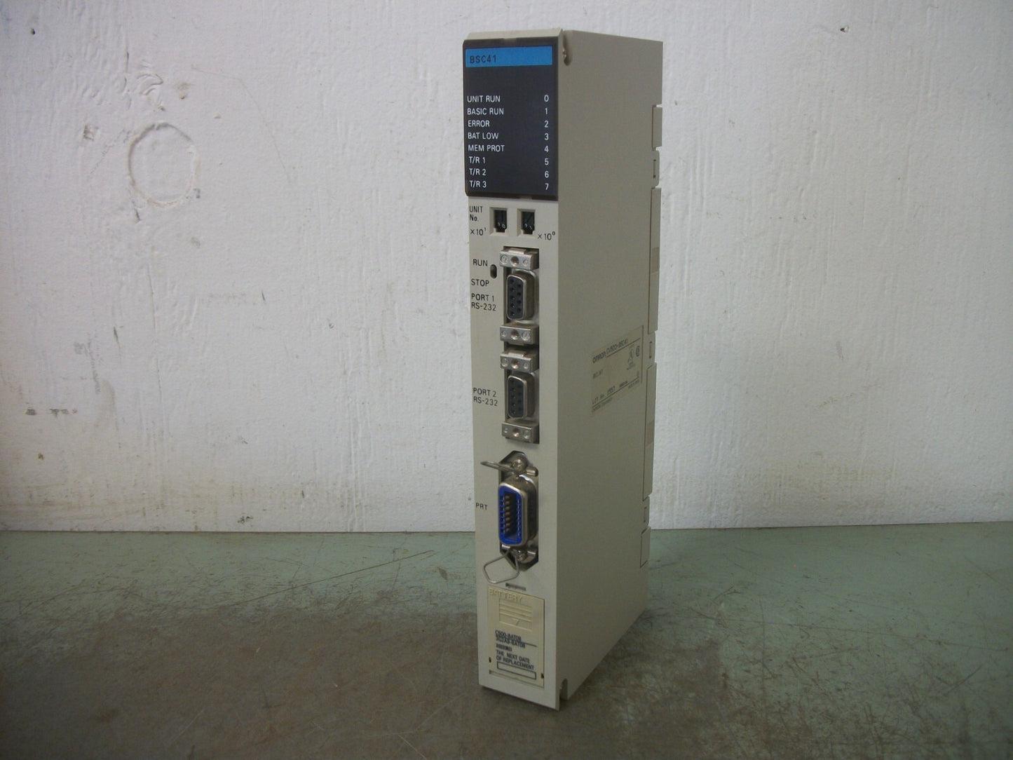 OMRON PLC BASIC UNIT CV500-BSC41