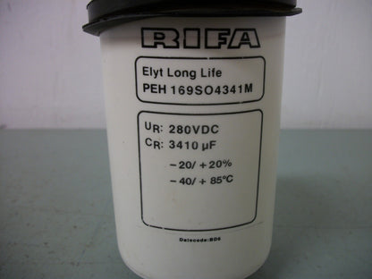 RIFA 3410uF CAPACITOR PEH169SO4341M 280VDC