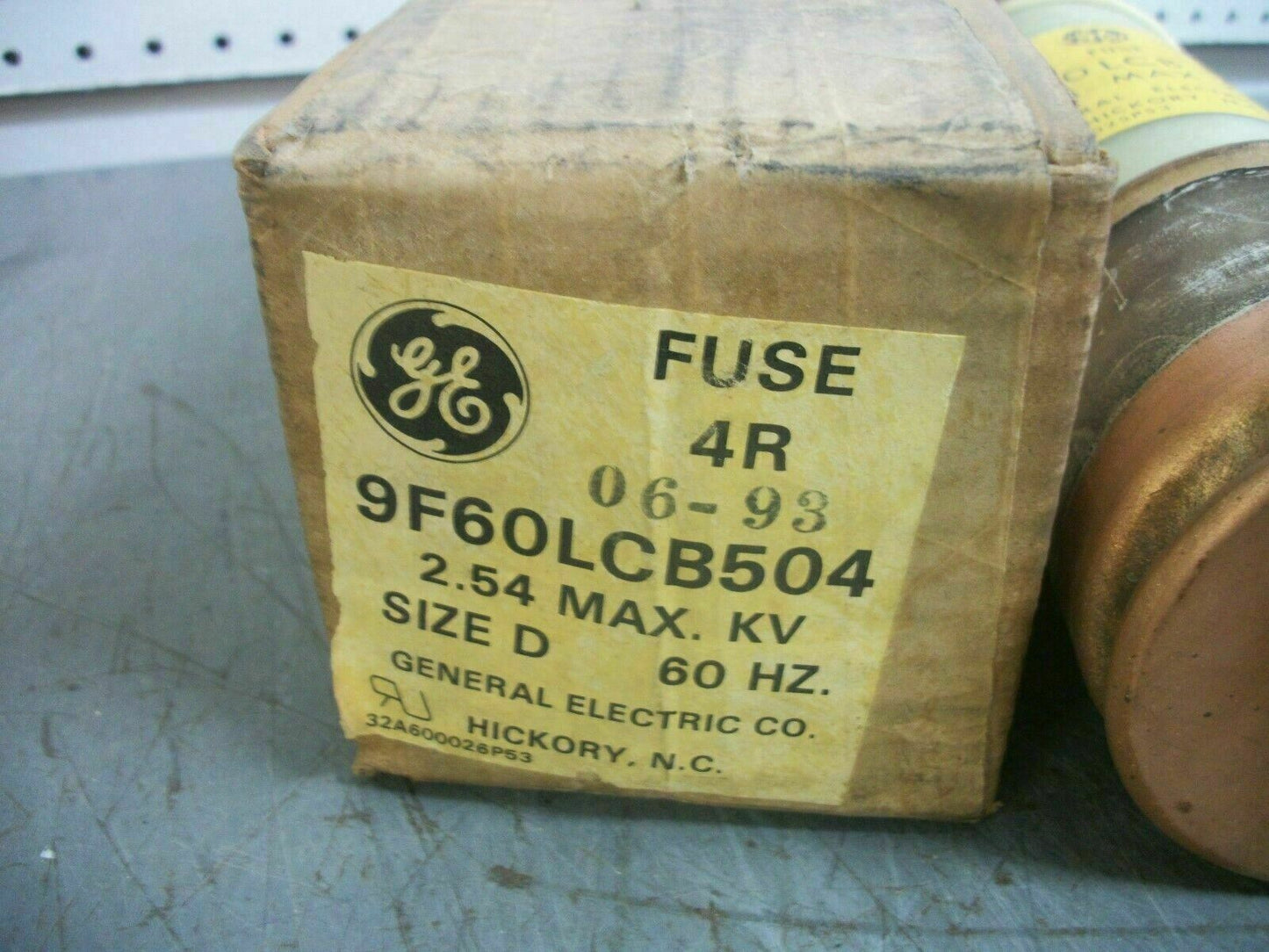 GE SIZE D FUSE 9F60LCB504 130AMP 2.54KVOLT NIB